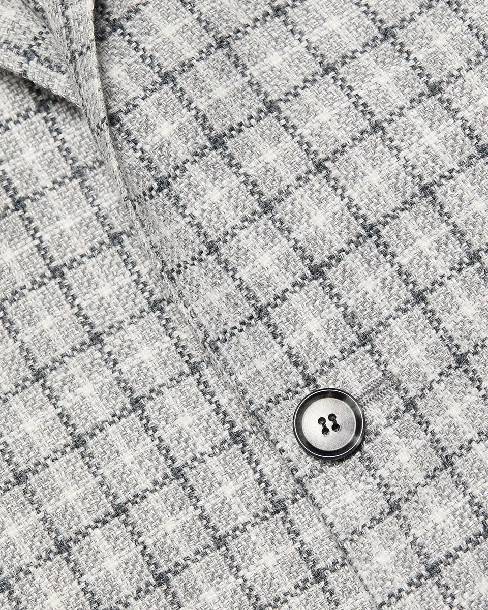 Sartorio Men's Plaid Linen-Blend Sport Coat | Thumbnail 6 Sartorio Men's Plaid Linen-Blend Sport Coat | Thumbnail 6