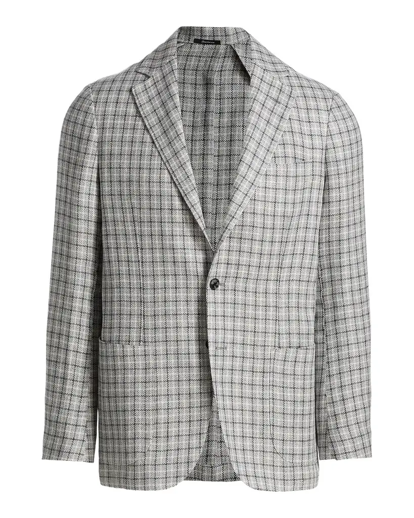 Sartorio Men's Plaid Linen-Blend Sport Coat | Image 1 Sartorio Men's Plaid Linen-Blend Sport Coat | Image 1