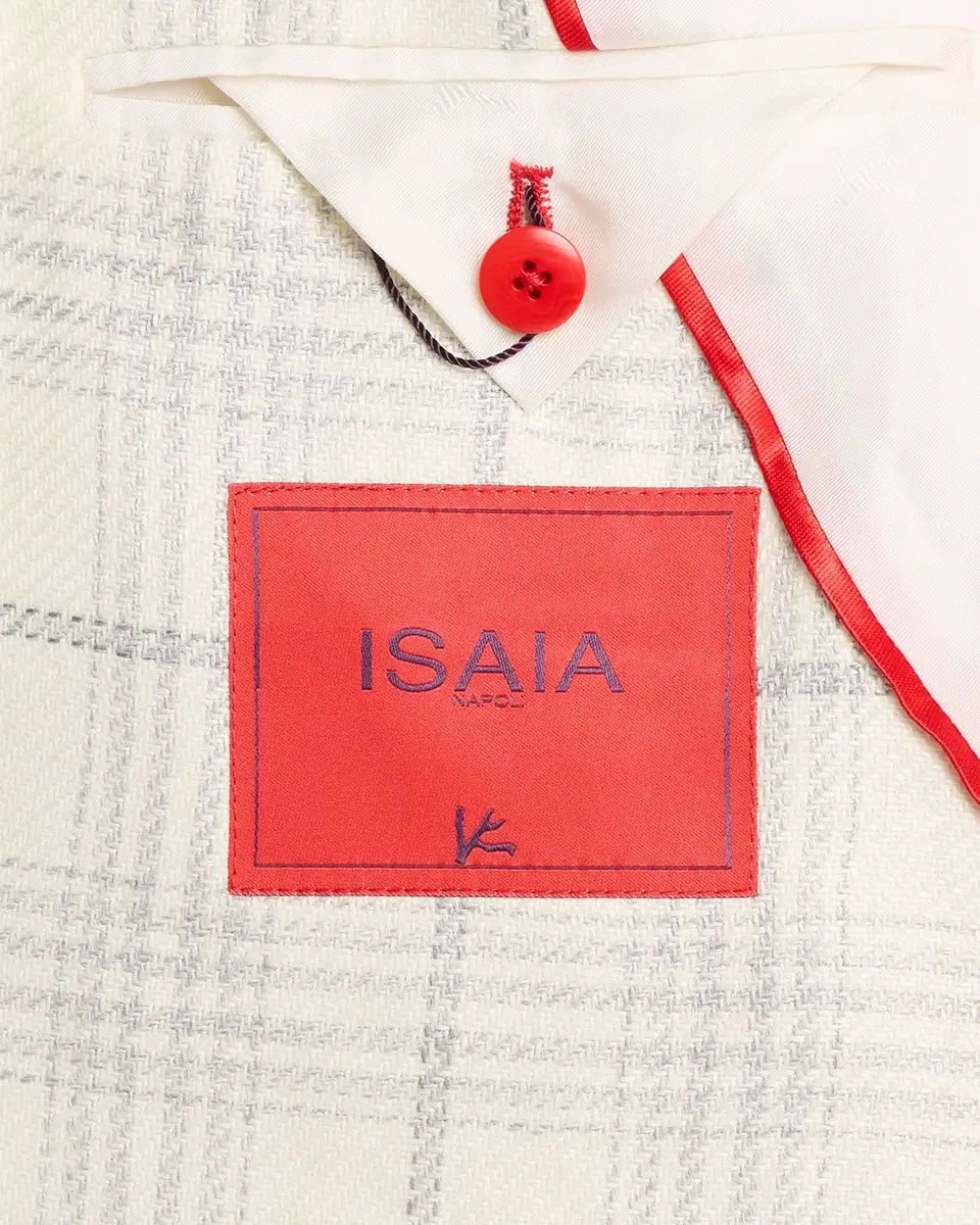 Isaia Men's Plaid Wool Single-Breasted Sport Coat | Thumbnail 6 Isaia Men's Plaid Wool Single-Breasted Sport Coat | Thumbnail 6