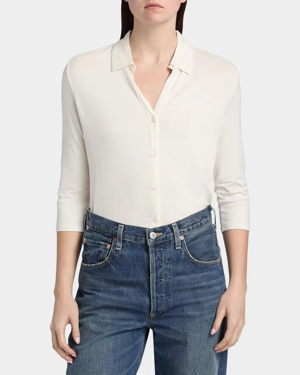MAJESTIC FILATURES Soft Touch Semi-Relaxed Shirt | Thumbnail 4 MAJESTIC FILATURES Soft Touch Semi-Relaxed Shirt | Thumbnail 4