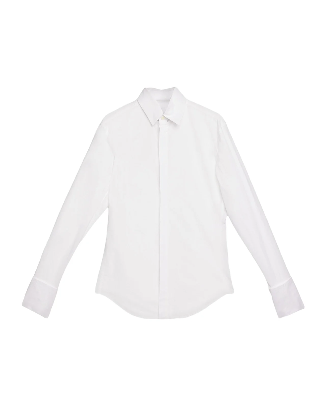 Fly Away Cutout Cotton Button-Down Shirt