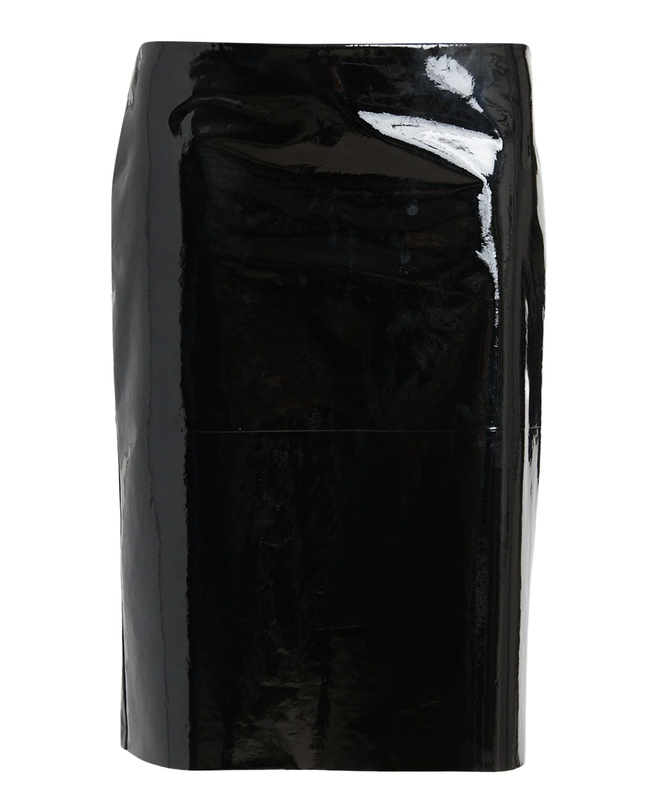 Ferragamo Patent Leather Pencil Skirt