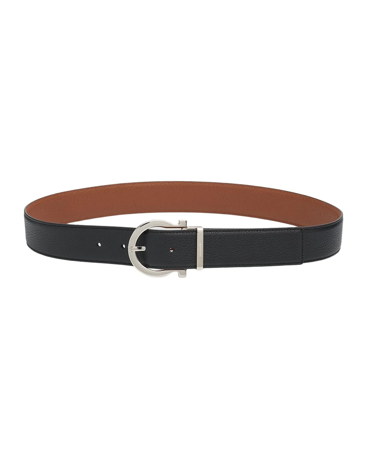 Gancini Reversible Leather Belt