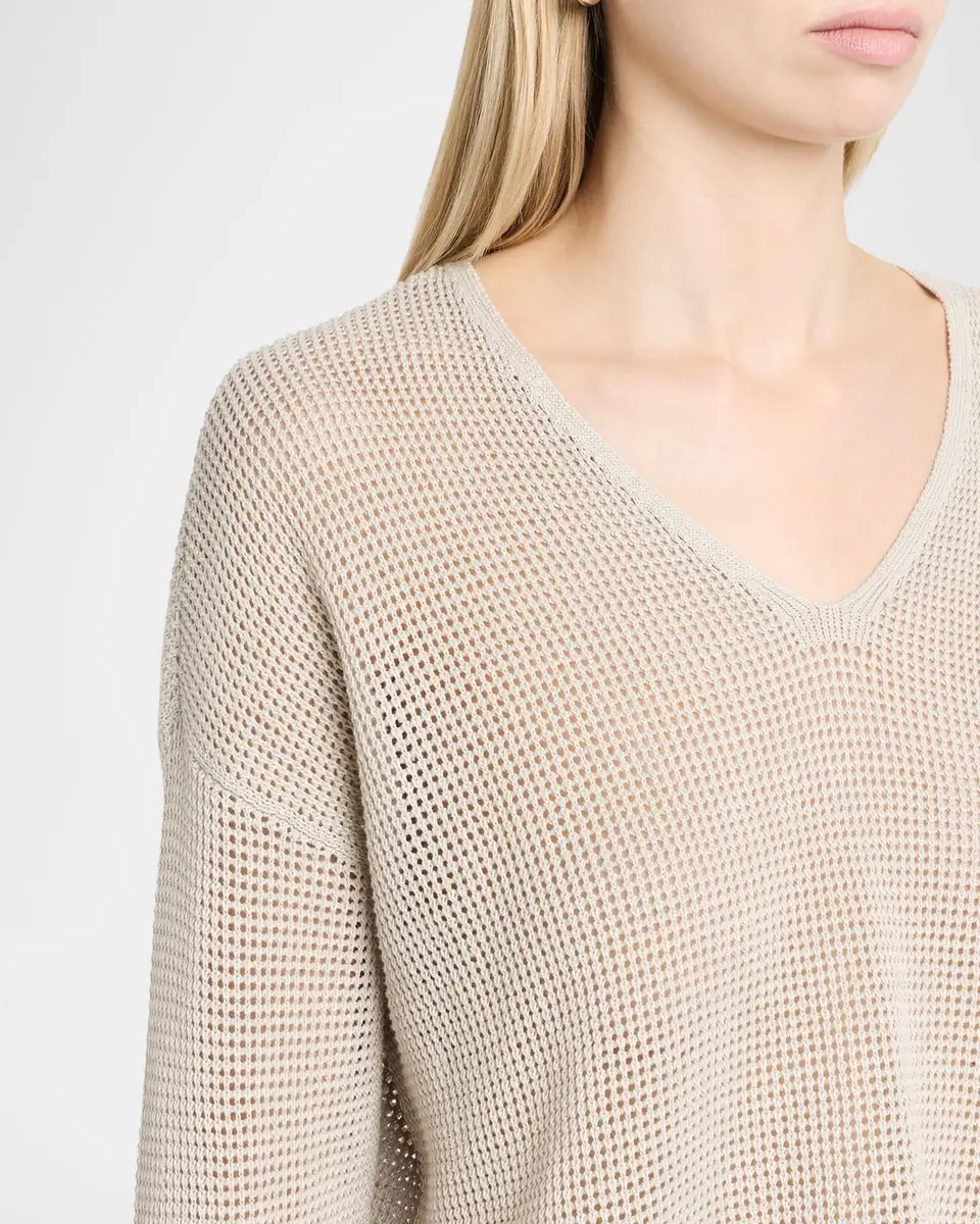 Eileen Fisher Scoopneck Open-Knit Sweater | Thumbnail 5