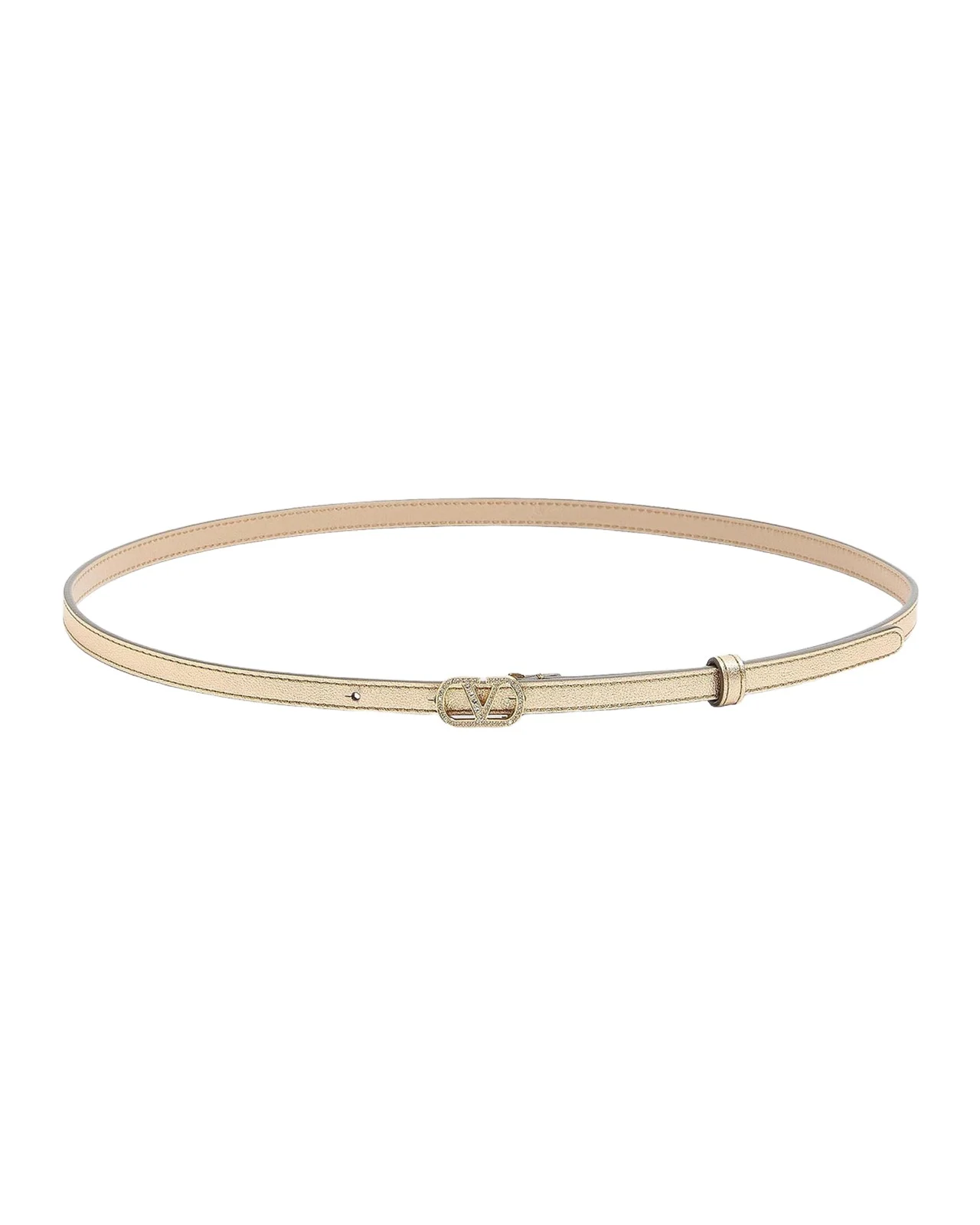 Valentino Garavani VLogo Leather Signature Belt