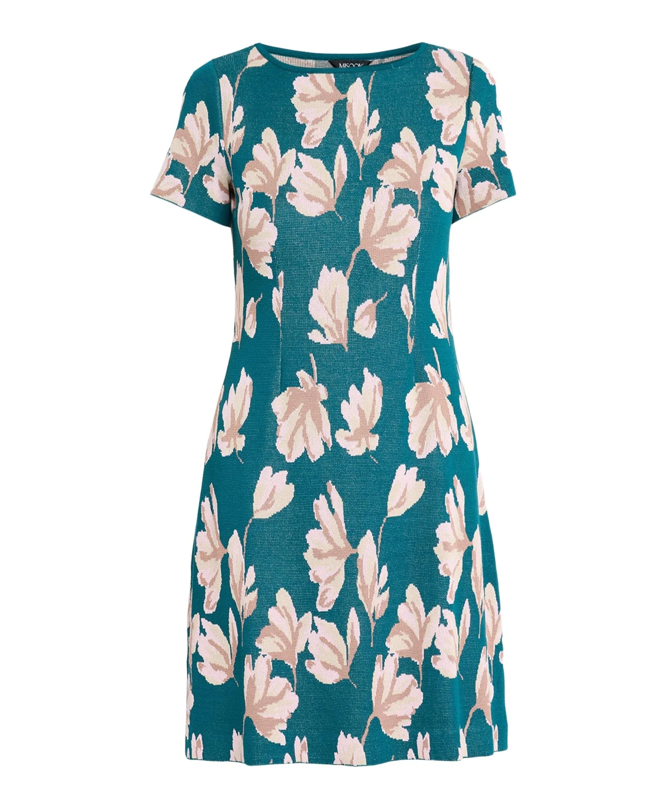Floral Jacquard Mini Dress Floral Jacquard Mini Dress