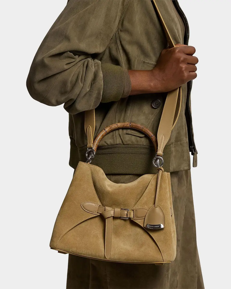 Ralph Lauren Collection The Ralph Calf-Suede Top Handle | Thumbnail 2 Ralph Lauren Collection The Ralph Calf-Suede Top Handle | Thumbnail 2