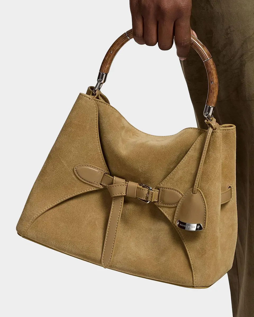 Ralph Lauren Collection The Ralph Calf-Suede Top Handle | Thumbnail 7 Ralph Lauren Collection The Ralph Calf-Suede Top Handle | Thumbnail 7