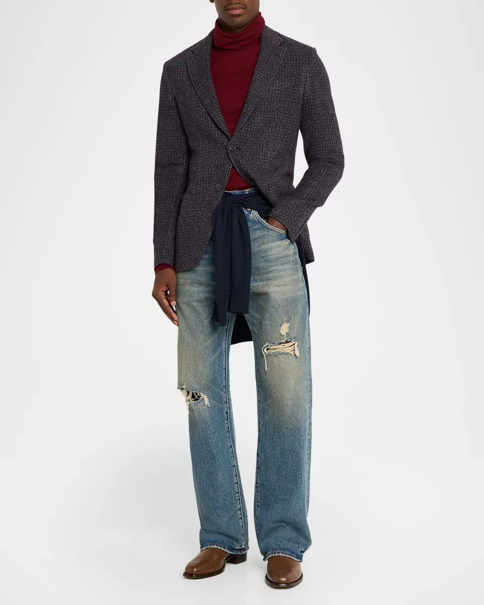 Etro Men's Roma Boucle Single-Breasted Sport Coat | Thumbnail 2