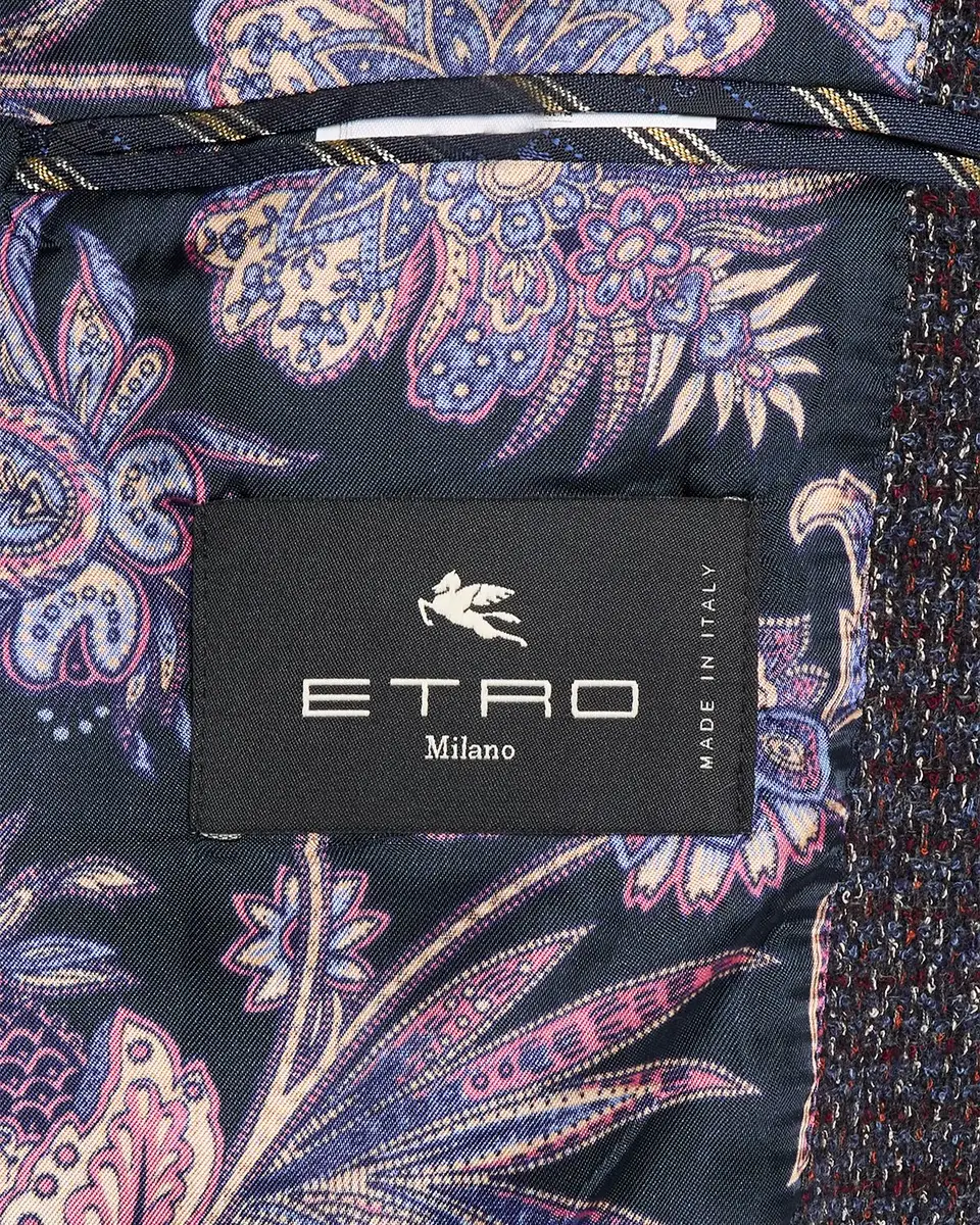 Etro Men's Roma Boucle Single-Breasted Sport Coat | Thumbnail 6