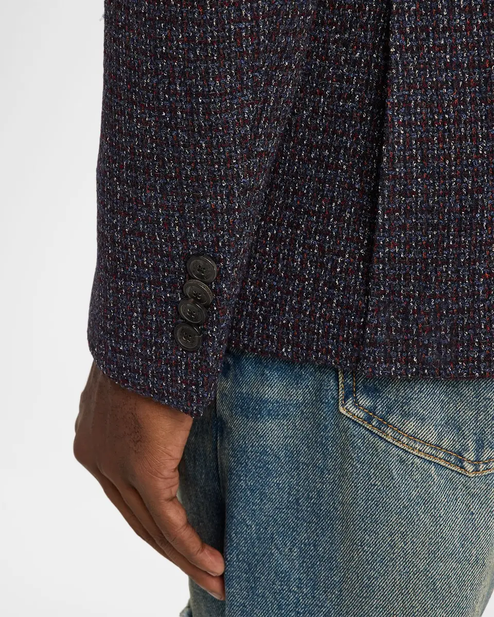 Etro Men's Roma Boucle Single-Breasted Sport Coat | Thumbnail 8