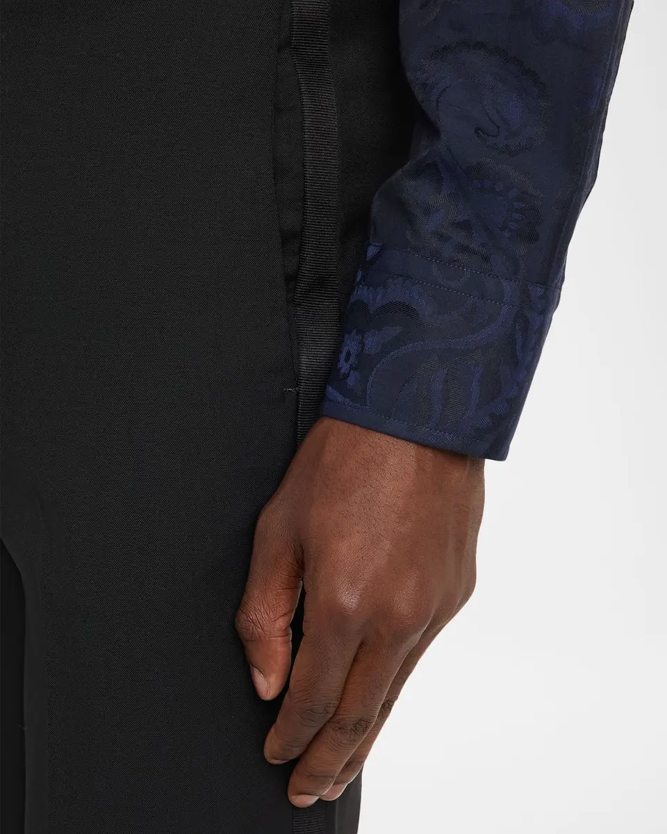 Etro Men's Roma Tapered-Leg Tuxedo Trousers | Thumbnail 5 Etro Men's Roma Tapered-Leg Tuxedo Trousers | Thumbnail 5