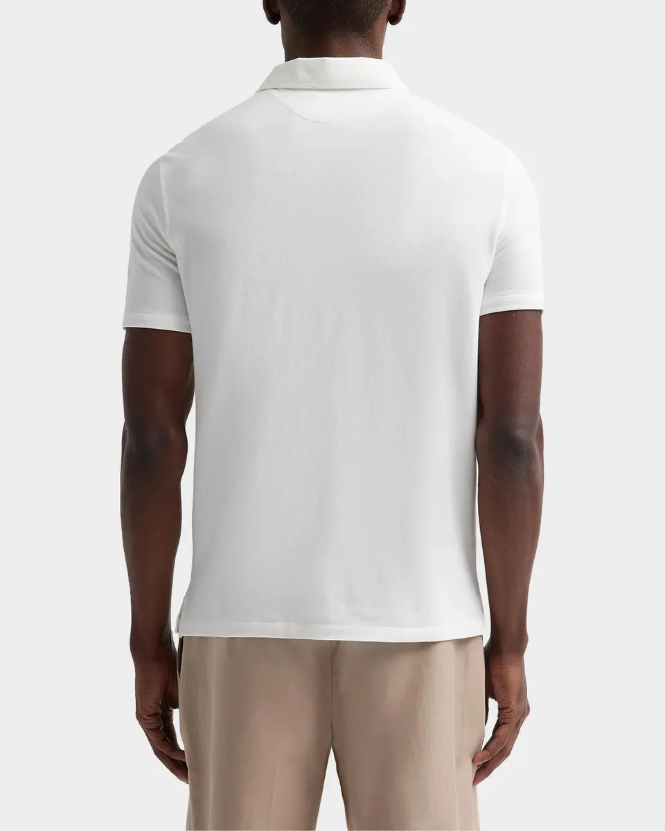 Isaia Men's Cotton Piqué Polo Shirt | Thumbnail 3