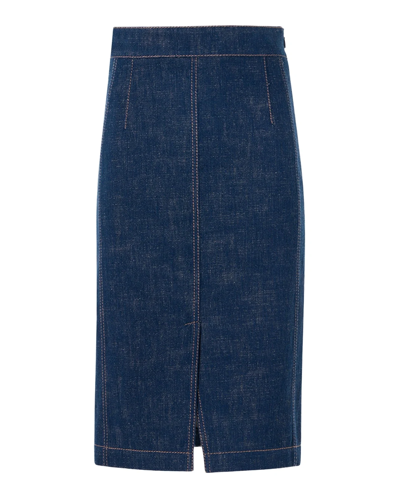 Pencil Winter Denim Midi Skirt Pencil Winter Denim Midi Skirt