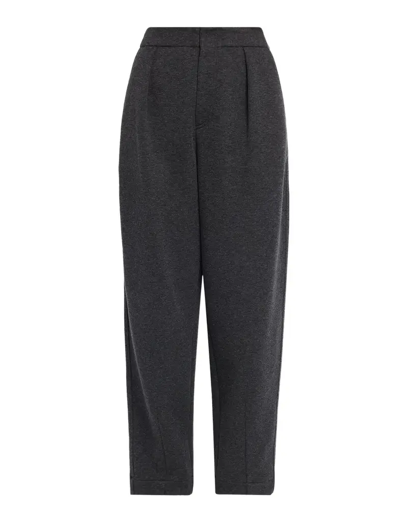 Brunello Cucinelli Pleated Tapered-Leg Ankle Sport Pants | Image 1 Brunello Cucinelli Pleated Tapered-Leg Ankle Sport Pants | Image 1