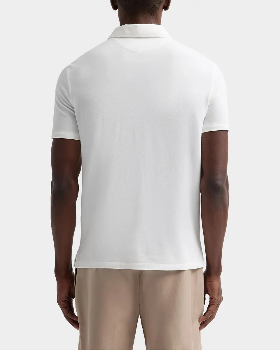 Isaia Men's Cotton Piqué Polo Shirt | Thumbnail 4 Isaia Men's Cotton Piqué Polo Shirt | Thumbnail 4