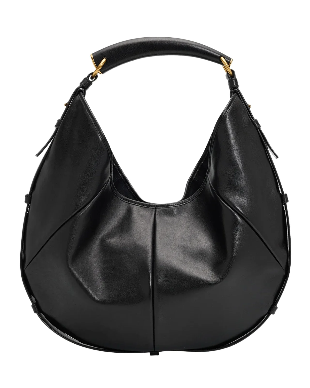 Saint Laurent Medium Mombasa Leather Hobo Bag