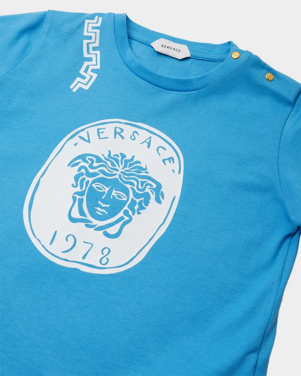 Versace Boy's Medusa Cotton Jersey T-Shirt | Thumbnail 3 Versace Boy's Medusa Cotton Jersey T-Shirt | Thumbnail 3