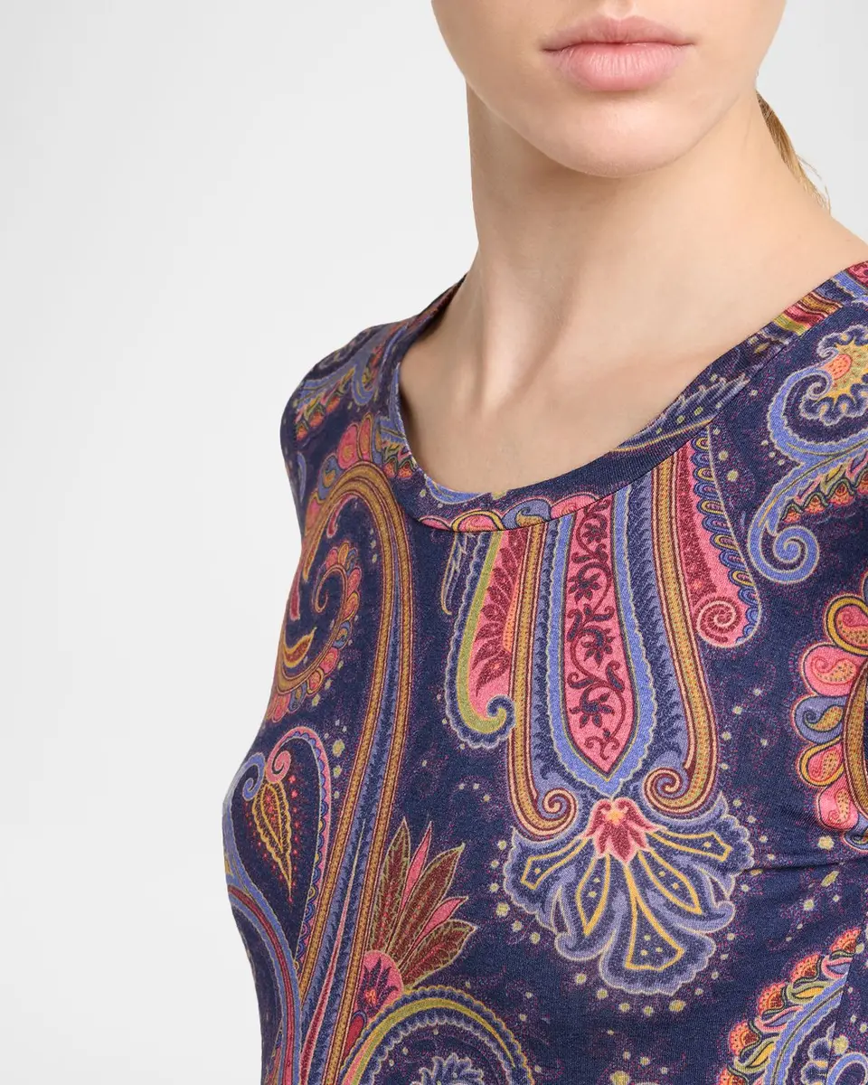 Etro Paisley-Print Wool Jersey Long-Sleeve Top | Thumbnail 5 Etro Paisley-Print Wool Jersey Long-Sleeve Top | Thumbnail 5