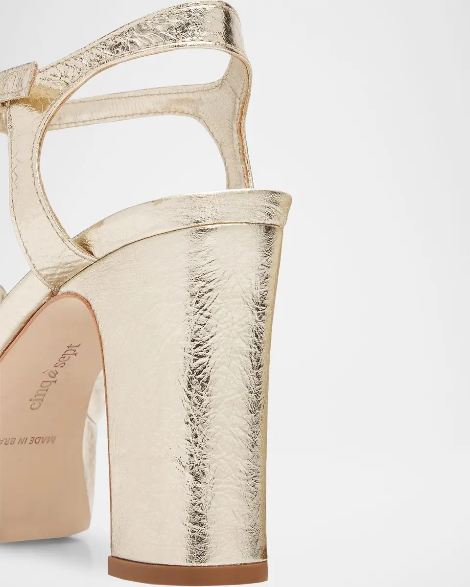Cinq à Sept Arianna 100MM Leather Platform Sandals | Thumbnail 4