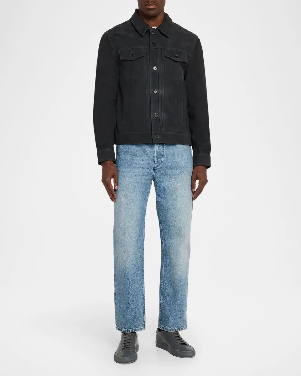 OFFICINE GÉNÉRALE Men's Liam Suede Jacket | Thumbnail 2 OFFICINE GÉNÉRALE Men's Liam Suede Jacket | Thumbnail 2