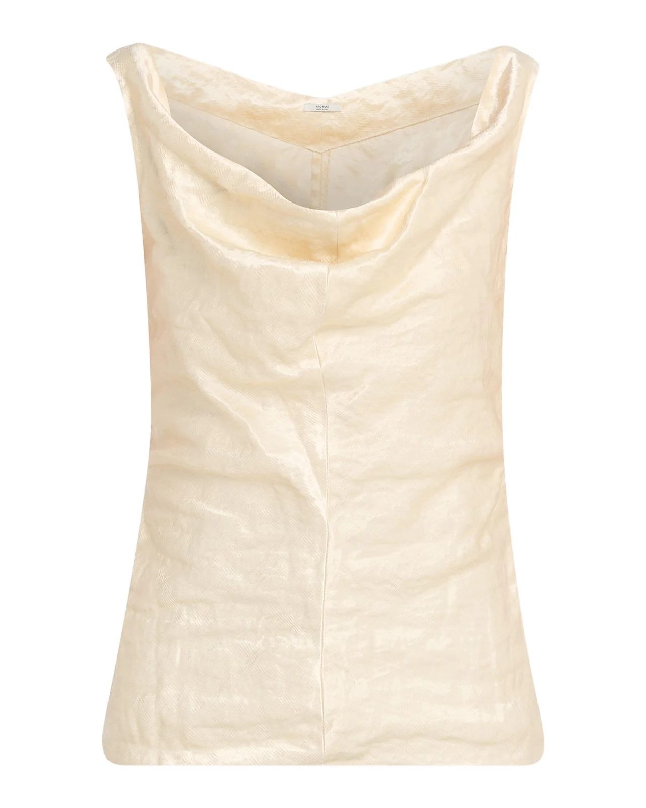 Lowe Cowl-Neck Crinkled Top Lowe Cowl-Neck Crinkled Top
