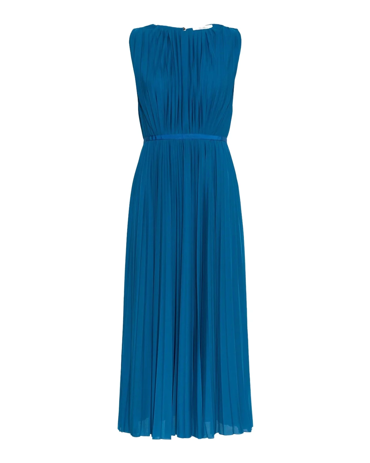 Sleeveless Pleated Jersey Midi Dress Sleeveless Pleated Jersey Midi Dress