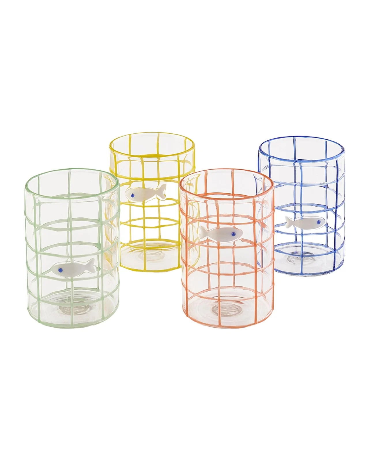 Jonathan Adler Amalfi 12.9 oz. Glasses, Set of 4