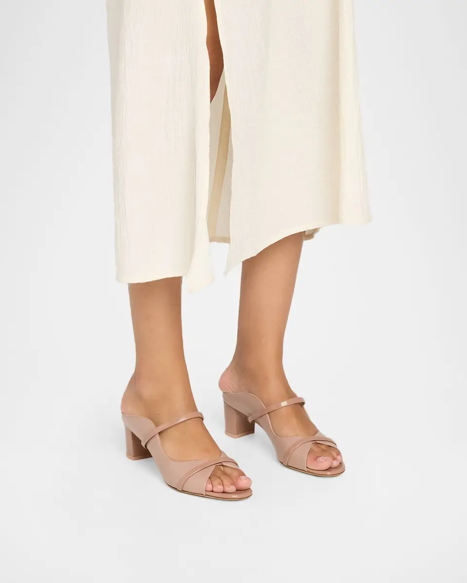 Malone Souliers 45mm Norah Mixed Leather Mule Sandals | Thumbnail 2 Malone Souliers 45mm Norah Mixed Leather Mule Sandals | Thumbnail 2