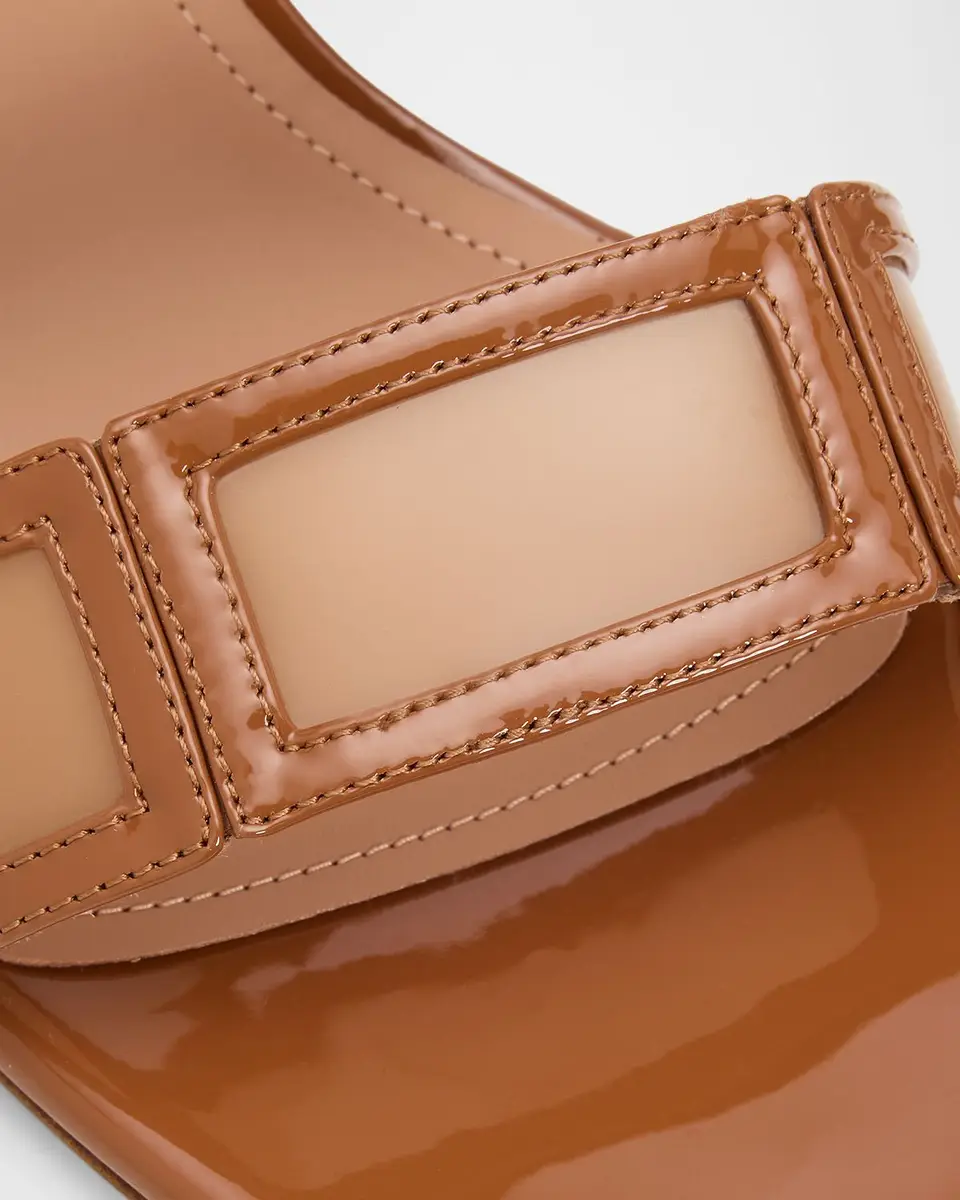 Malone Souliers 45mm Loulou Patent Leather and PVC Mule Sandals | Thumbnail 5 Malone Souliers 45mm Loulou Patent Leather and PVC Mule Sandals | Thumbnail 5