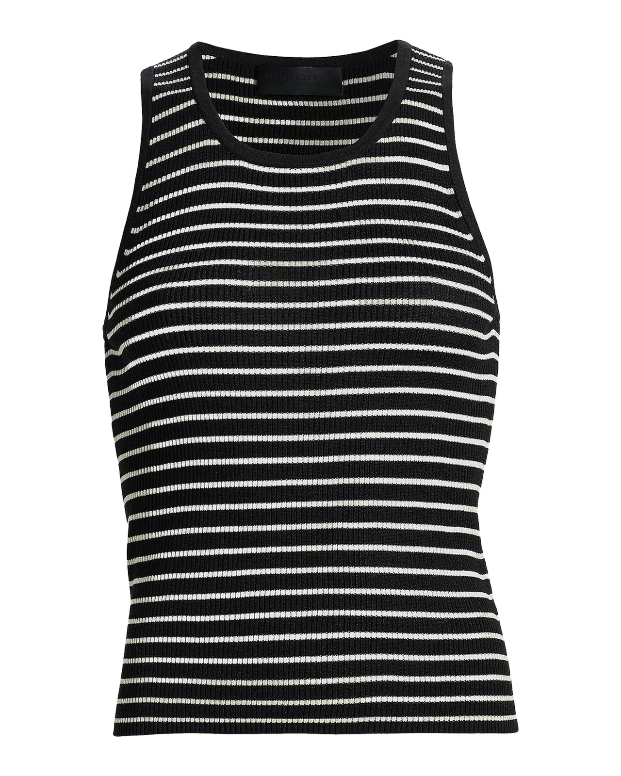 Nili Lotan Lottie Striped Silk Tank