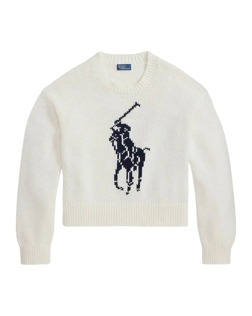 Polo Ralph Lauren Logo Cotton Sweater | Image 1 Polo Ralph Lauren Logo Cotton Sweater | Image 1