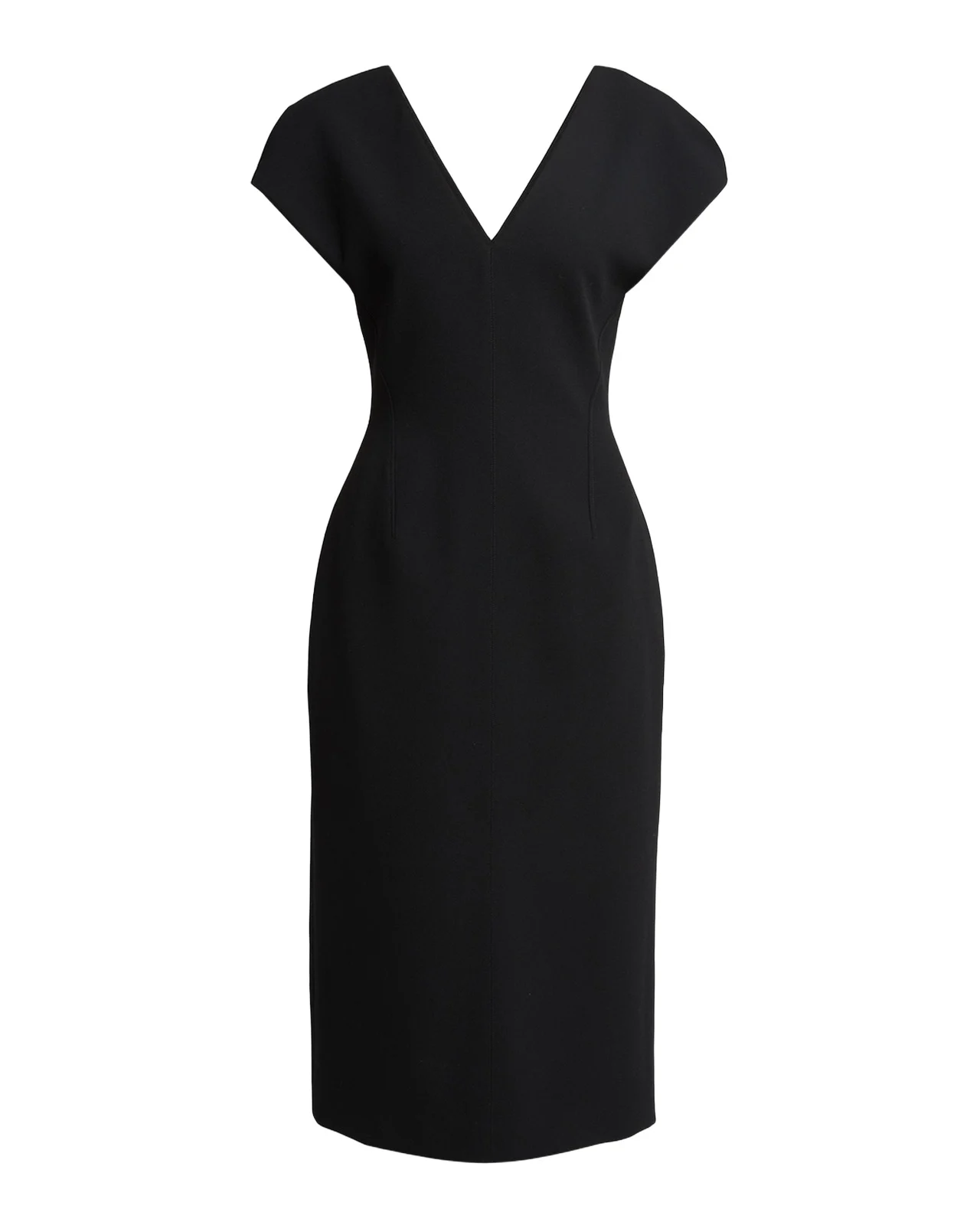 Wool Sable Midi Dress