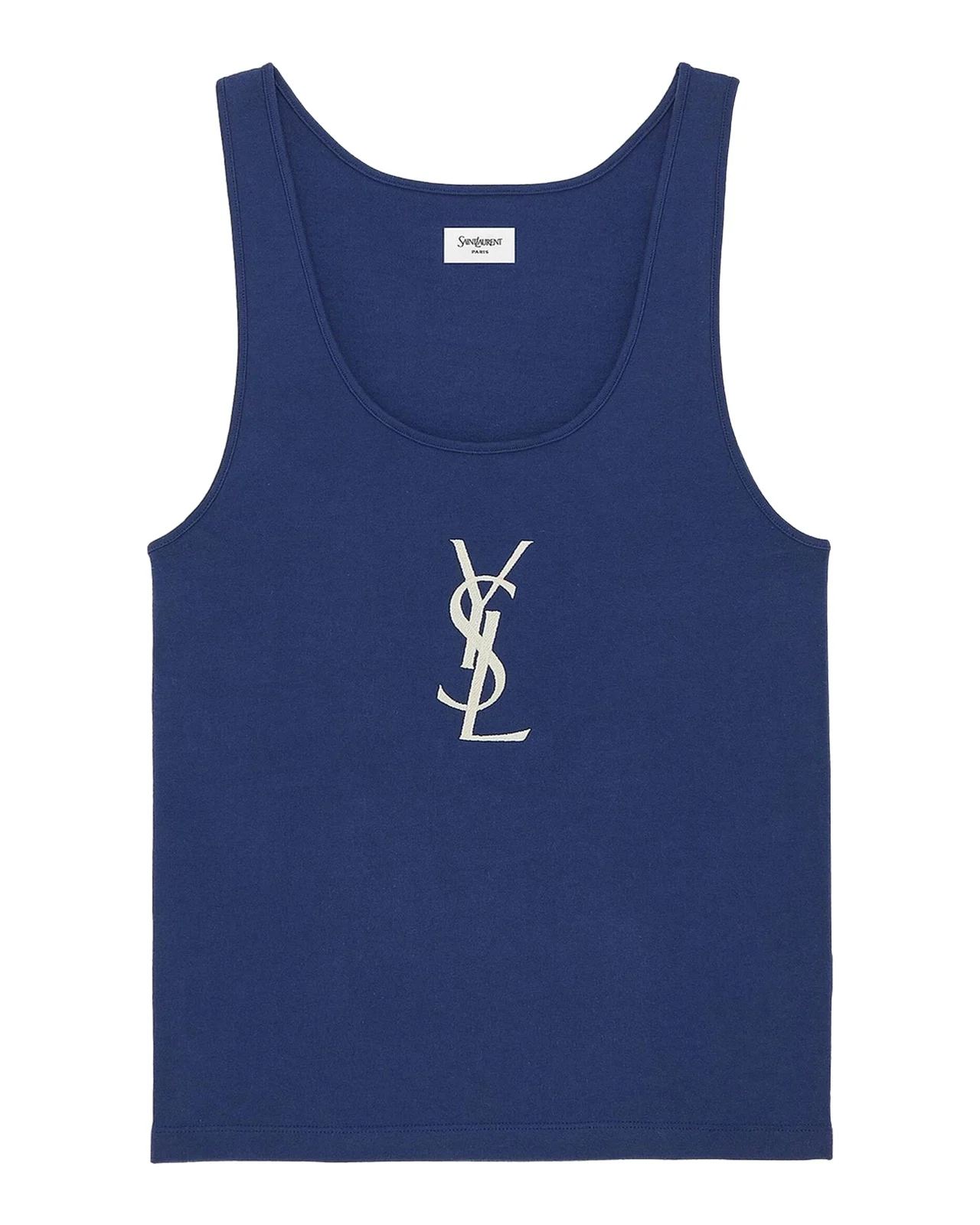 Saint Laurent Cassandre Cotton Tank
