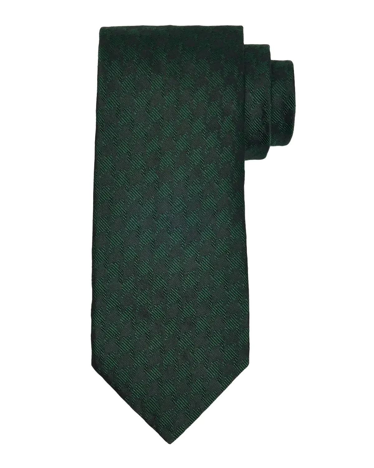 Men's Textured Tonal Jacquard Linen Tie
