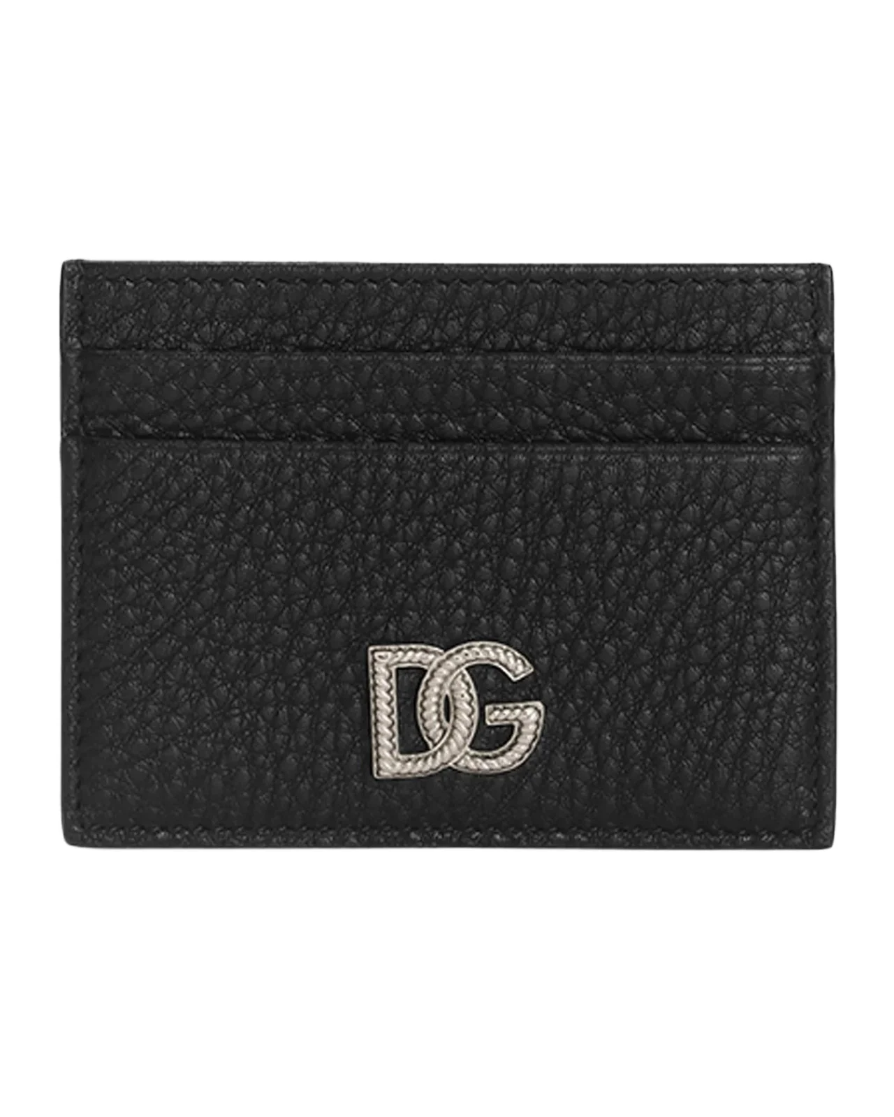 Dolce & Gabbana Men's Leather Monogram Card Holder
