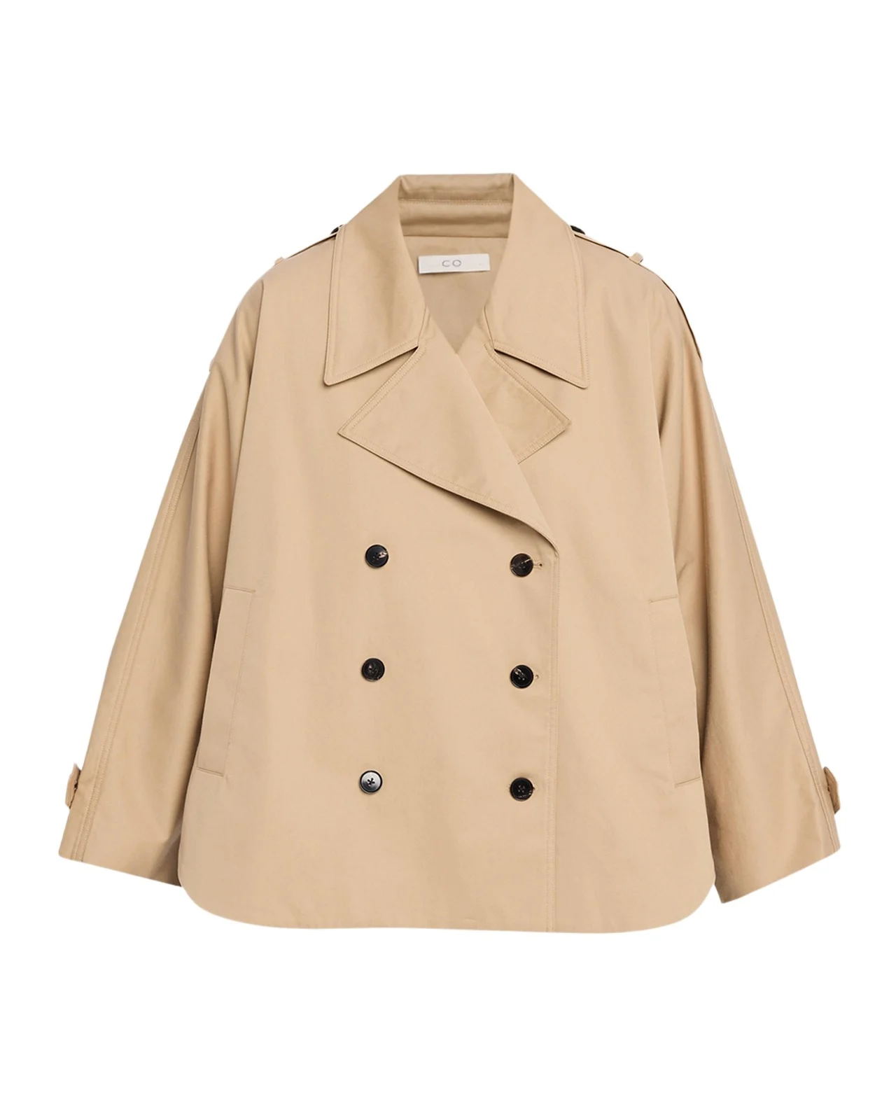 Co Dolman Cropped Trench Coat