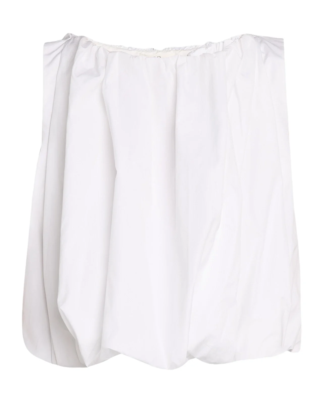 Co Sleeveless Cotton Bubble Crop Top