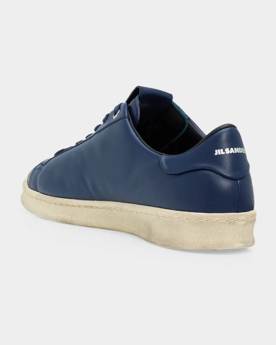 Jil Sander Men's Leather Low-Top Sneakers | Thumbnail 2 Jil Sander Men's Leather Low-Top Sneakers | Thumbnail 2