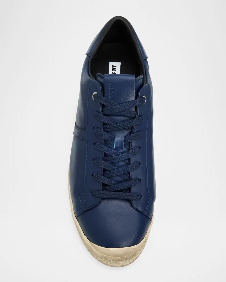 Jil Sander Men's Leather Low-Top Sneakers | Thumbnail 4 Jil Sander Men's Leather Low-Top Sneakers | Thumbnail 4