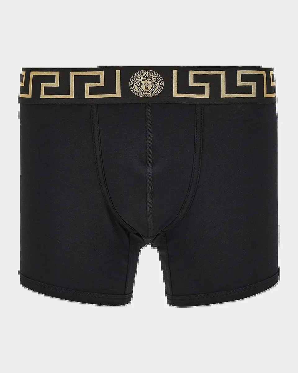 Versace Men's Medusa Key Jersey Boxer Brief | Thumbnail 2 Versace Men's Medusa Key Jersey Boxer Brief | Thumbnail 2