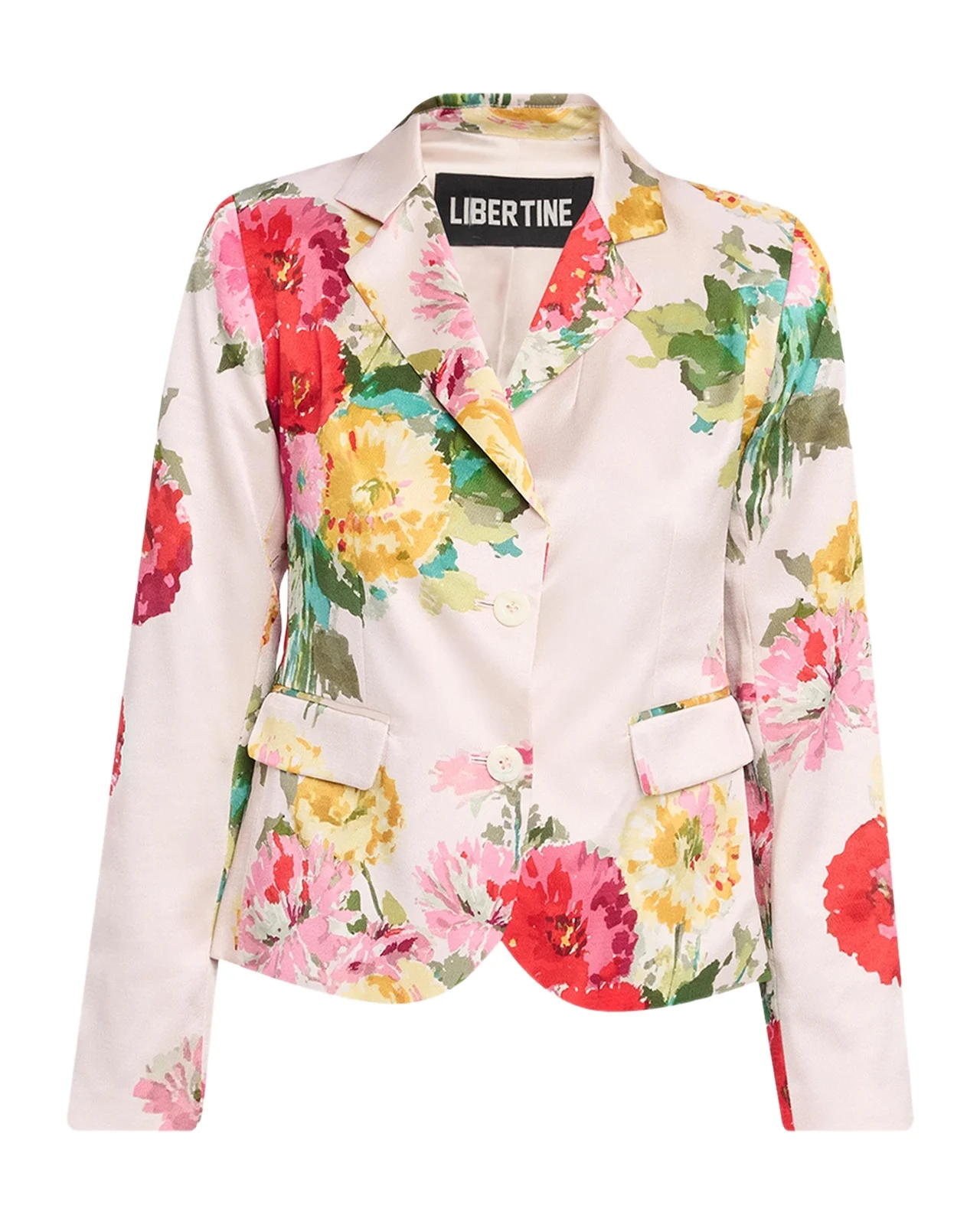Pat Nixon Silk Single-Breasted Classic Jacket Pat Nixon Silk Single-Breasted Classic Jacket