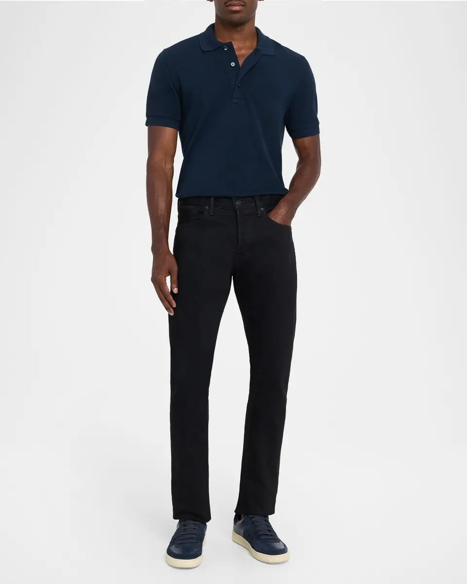 Tom Ford Men's Lyocell Pique Polo Shirt | Thumbnail 2