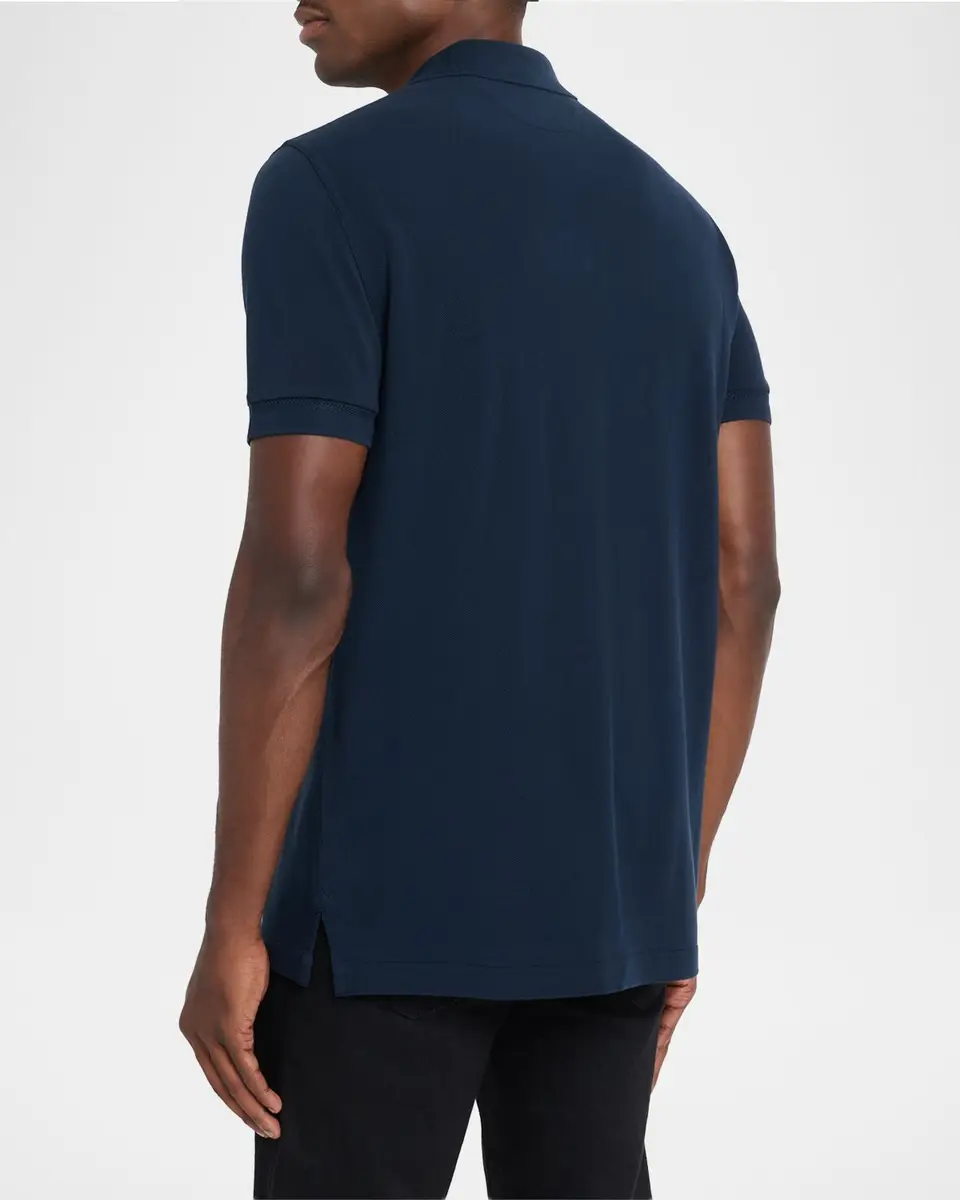 Tom Ford Men's Lyocell Pique Polo Shirt | Thumbnail 3