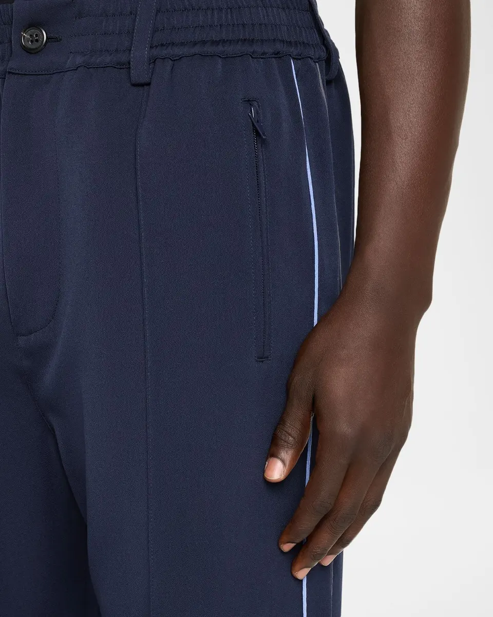 Marni Men's Wool Stretch Wide-Leg Pintuck Trousers | Thumbnail 5 Marni Men's Wool Stretch Wide-Leg Pintuck Trousers | Thumbnail 5