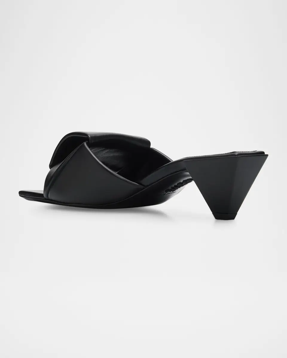 Loewe 45mm Origami Leather Slide Sandals | Thumbnail 2 Loewe 45mm Origami Leather Slide Sandals | Thumbnail 2