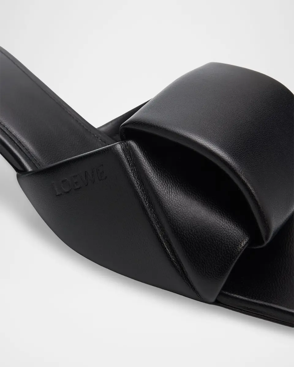 Loewe 45mm Origami Leather Slide Sandals | Thumbnail 3 Loewe 45mm Origami Leather Slide Sandals | Thumbnail 3