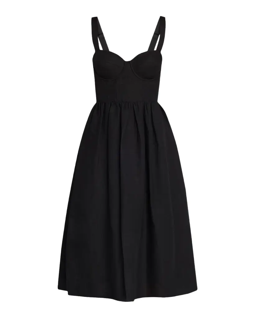 L'Agence Tiani Bustier Linen-Blend Dress | Image 1 L'Agence Tiani Bustier Linen-Blend Dress | Image 1