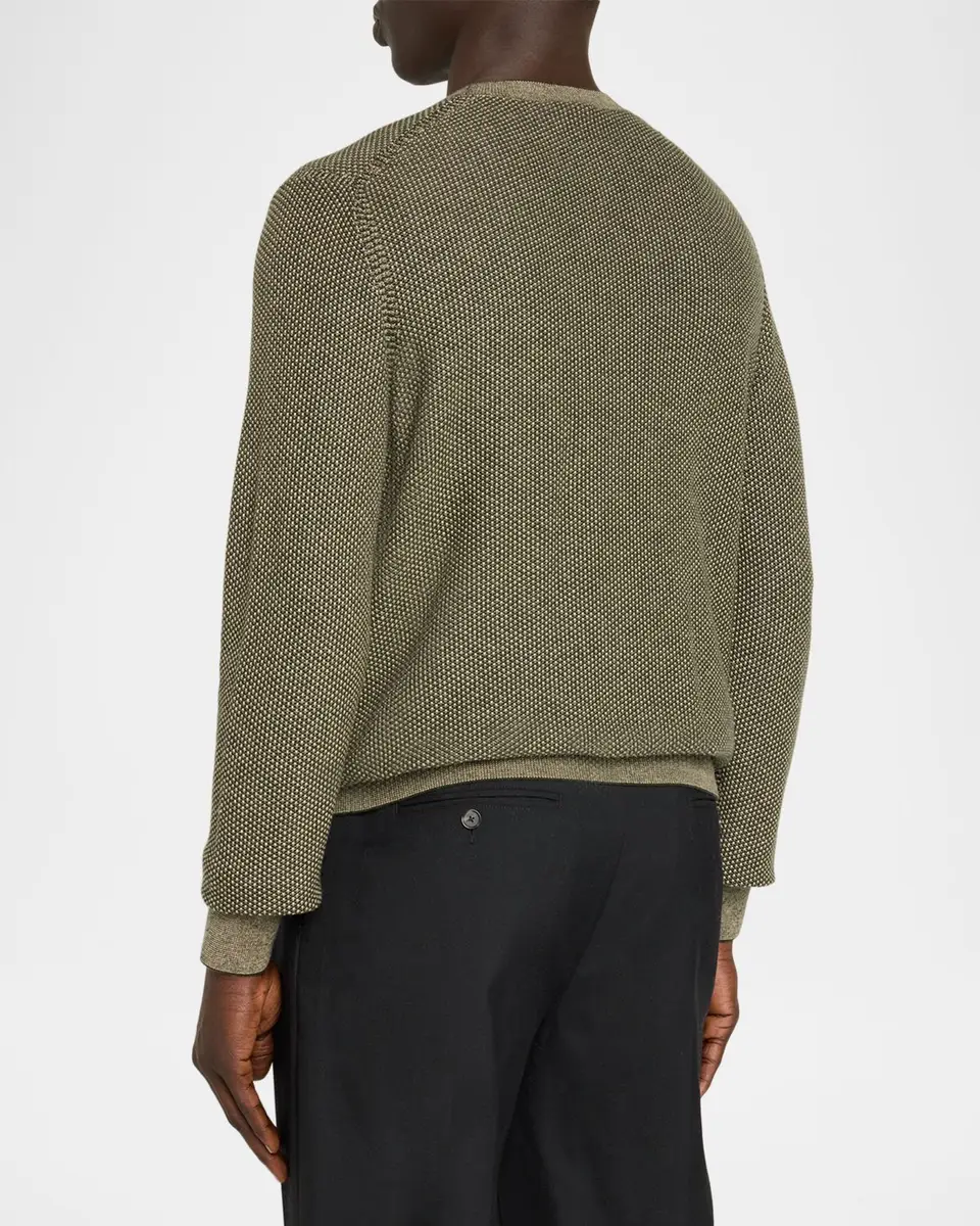 Vince Men's Geometric Jacquard Sweater | Thumbnail 3 Vince Men's Geometric Jacquard Sweater | Thumbnail 3