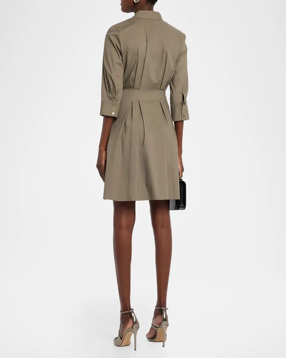 L'Agence Journi Pintucked Shirtdress | Thumbnail 3 L'Agence Journi Pintucked Shirtdress | Thumbnail 3